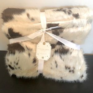 NWT Pottery Barn Teen Faux-Fur Throw